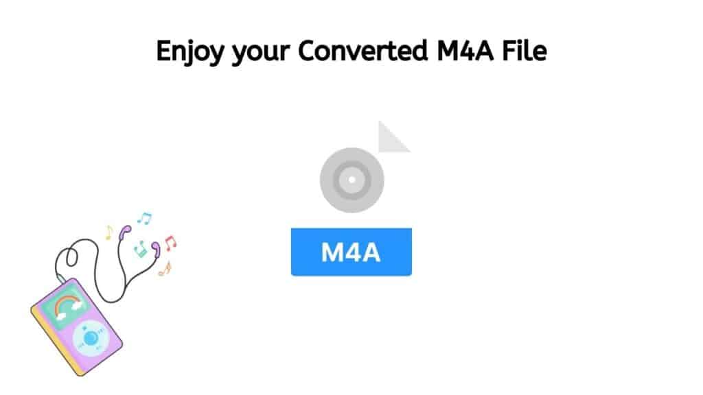 Enjoy your Converted M4A file