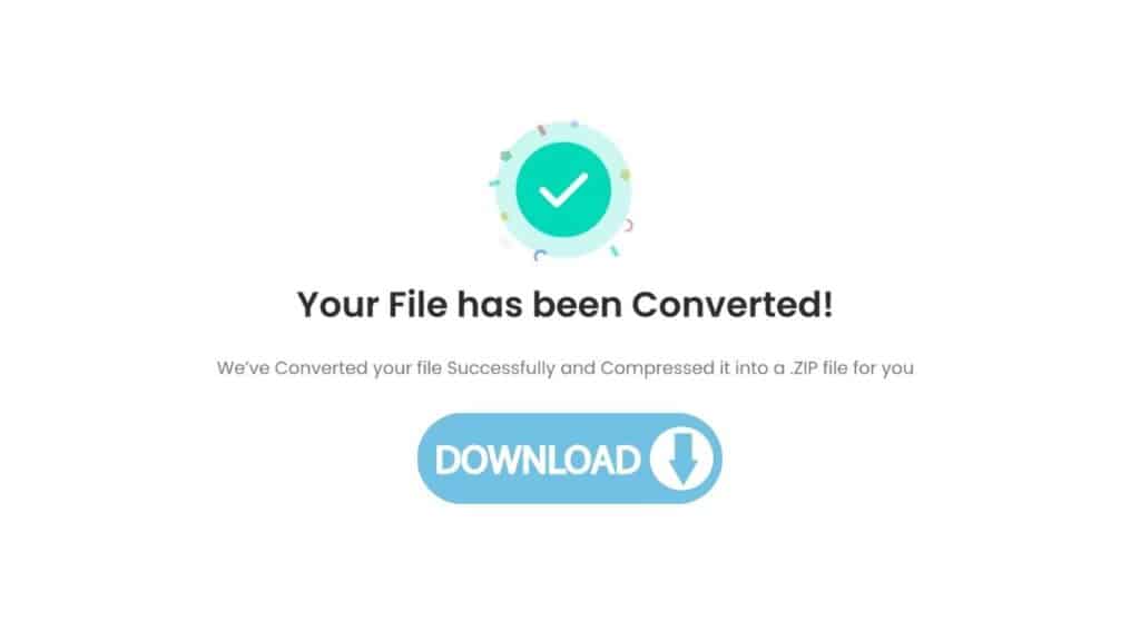 Your File has been Converted