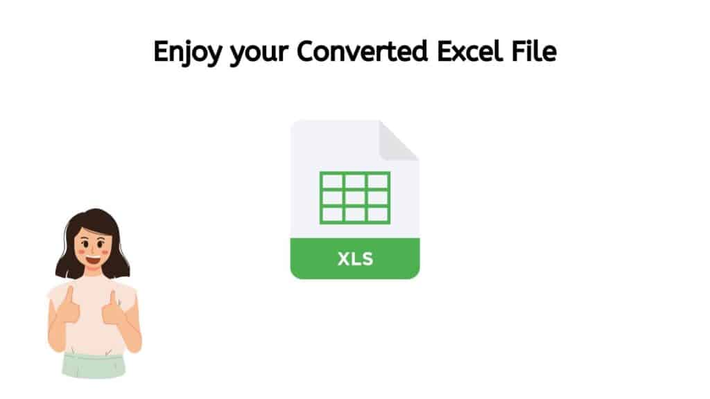 Enjoy your Converted Excel file