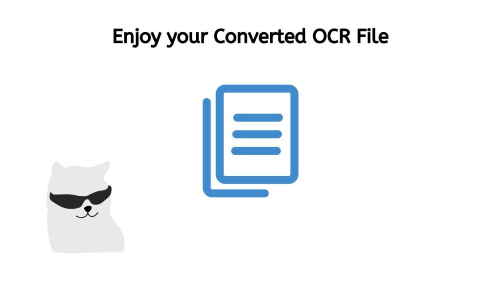 Enjoy your Converted OCR file