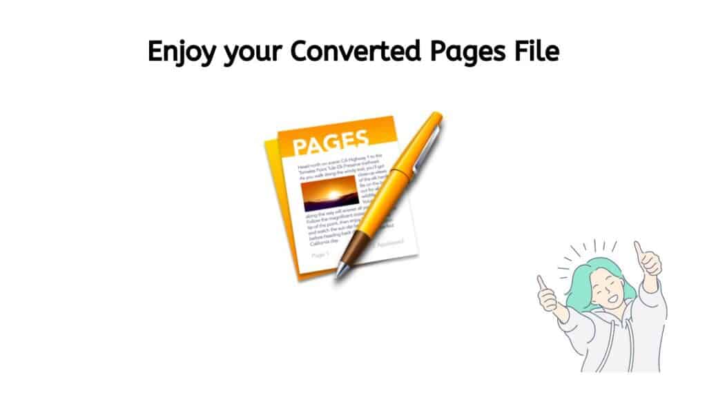 Enjoy your Converted Pages file