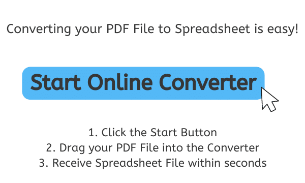 PDF to Spreadsheet Converter Online